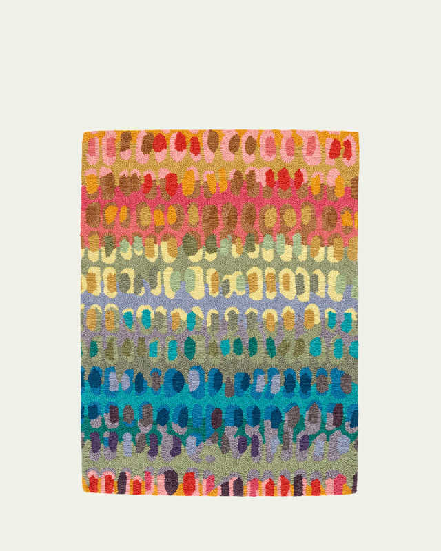 Paint Chip Multi Micro-Hooked Rug, 8' x 10'